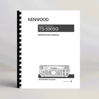 Kenwood TS-590SG Instruction Manual - Premium Card Stock Covers & 32 lb Paper!