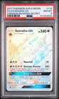 2017 POKEMON SUN & MOON CRIMSON INVASION SECRET #112 FULL ART/GYARADOS GX PSA 8