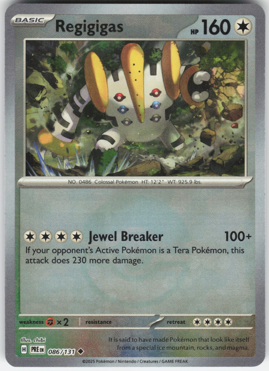 Regigigas (Poke Ball Pattern) Uncommon SV: Prismatic Evolutions 086/131 LP-NM