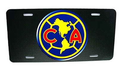 CLUB AMERICA MEXICO MX FOOTBALL MX SOCCER METAL NOVELTY CAR LICENSE PLATE TAG