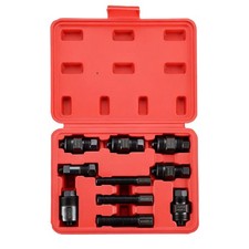 10PCS Motorcycle Flywheel Puller Set, Flywheel Puller Tool Kit Red