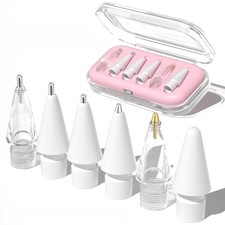 Replacement Pencil Tips for Apple Pro Stylus Nibs Upgraded Clear Part 5 Pk
