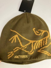 New Arc'teryx Bird Head Toque Beanie Brown Merino Wool Winter Hat