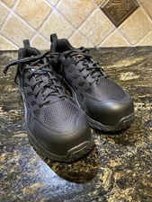 NWOB Merrell MOAB Flight Carbon Work Shoe Fiber Toe Industrial Shoes Black 9 W