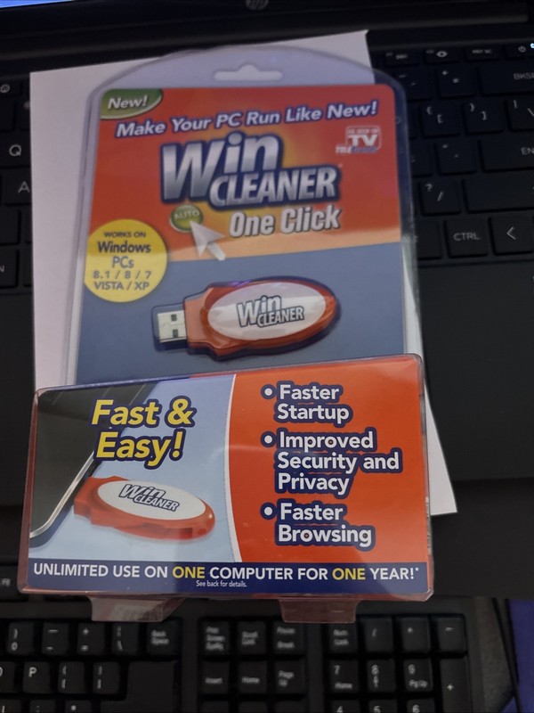 Win Cleaner Windows 8 8.1 7 Vista  XP - Repair USB Drive from 2014 - New in Box