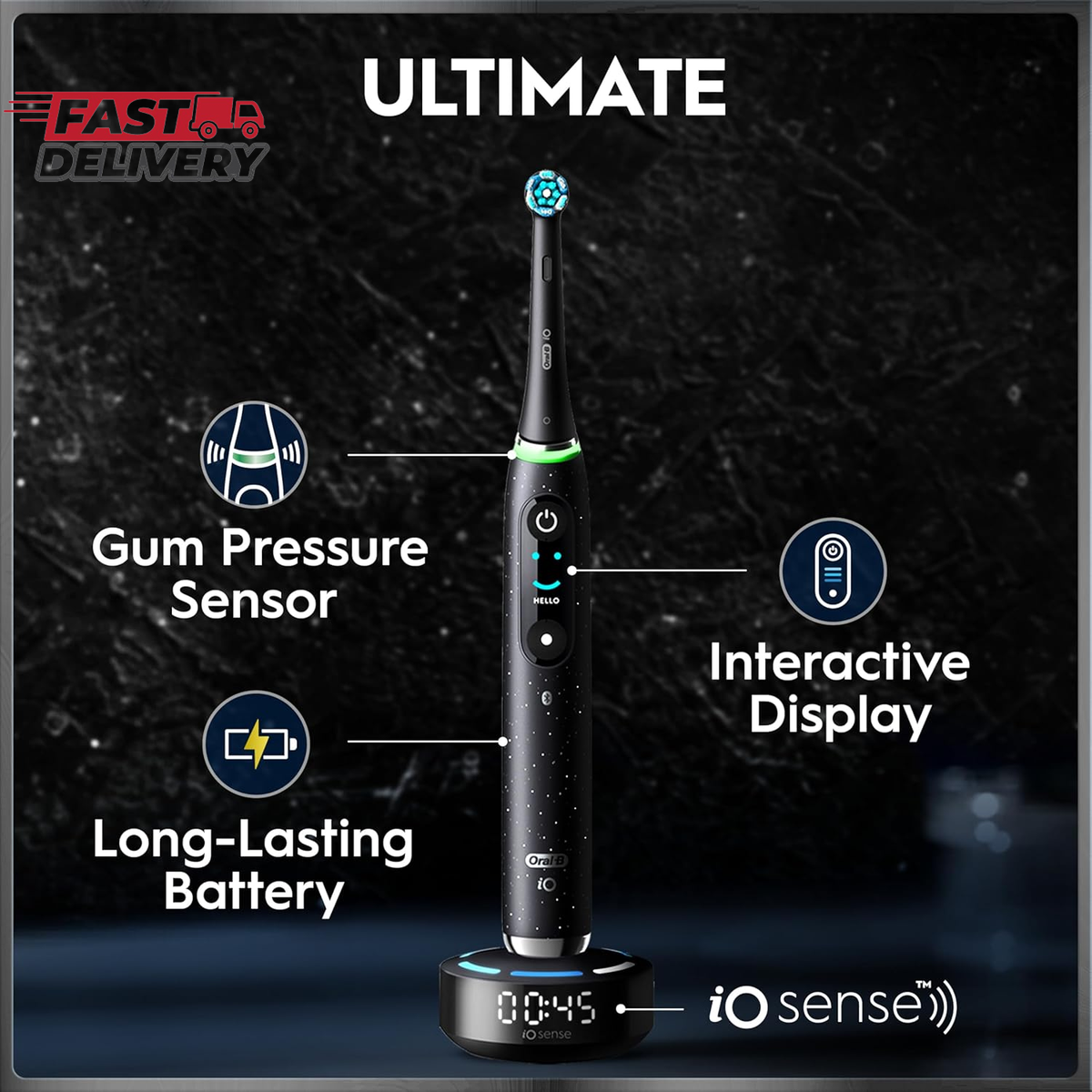 Oral-B iO Series 10 Rechargeable Electric Toothbrush - Cosmic