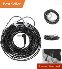 Tangle-Free 2 Meter QDC IEM Extension Cable - 4N OFC for Superior Audio Quality