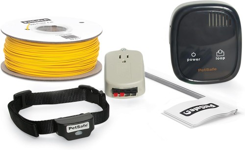 PetSafe Rechargeable In-Ground Pet Fence for Dogs Cats Over 5lb, 500 ft