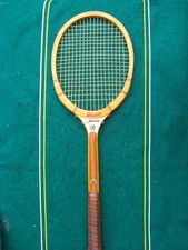 c.1970 Vintage Bancroft Aussie Model Wooden Strung 18x20 Racket 4 1/2 L USA EXCL