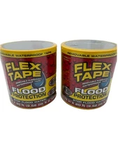 Flex Seal Flex Tape Flood Protection Rtsyelr0420 Rubberized Waterproof Tape, 2Pk