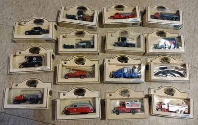 Chevron Commemorative Standard Oil Trucks Lot of 14 Made in England Horse Drawn