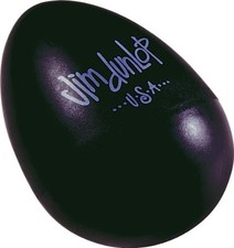 Dunlop 9103TBK Egg Shaker, Black, 2/Pack -inch, Black