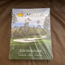 2024 MASTERS TOURNAMENT MEDIA GUIDE RARE!!