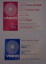 Rave Flyer-2 x Visions flyers Burnley - 1992-MINT size A6 & minus-MINT !
