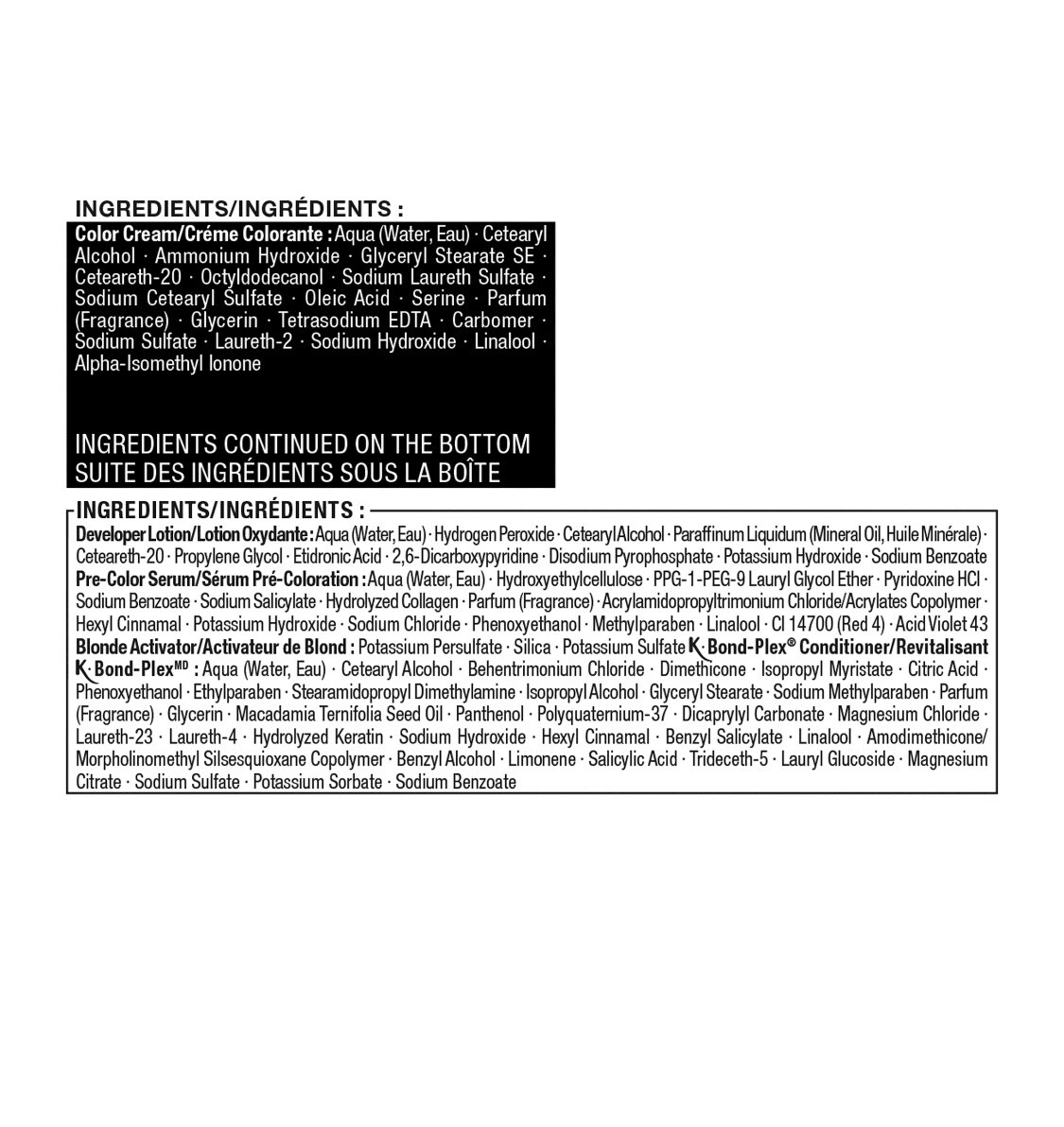 Schwarzkopf Keratin Color Permanent Anti-Age Hair Color ~ 9.00 HONEY BLONDE 1kit