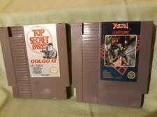 Trojan NES Game Capcom (Nintendo, 1989) & Golgo 13, Works