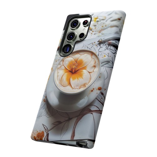 Phone Ink - Tough Case for iPhone Galaxy Pixel - Barista Flower Art Cafe Coffee - Picture 123 of 189