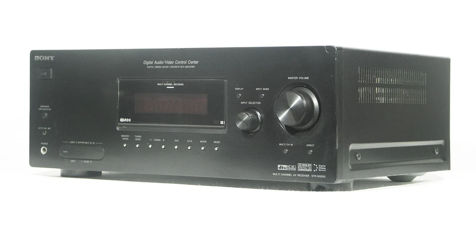 SONY STR-DG500 DOLBY SURROUND PRO LOGIC DTS CINEMA DSP RECEIVER 6 X 100 WATT - Bild 2 von 4