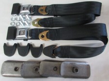 Replacement Black Seat Belts For Gm Buick Chevrolet Oldsmobile Pontiac 60