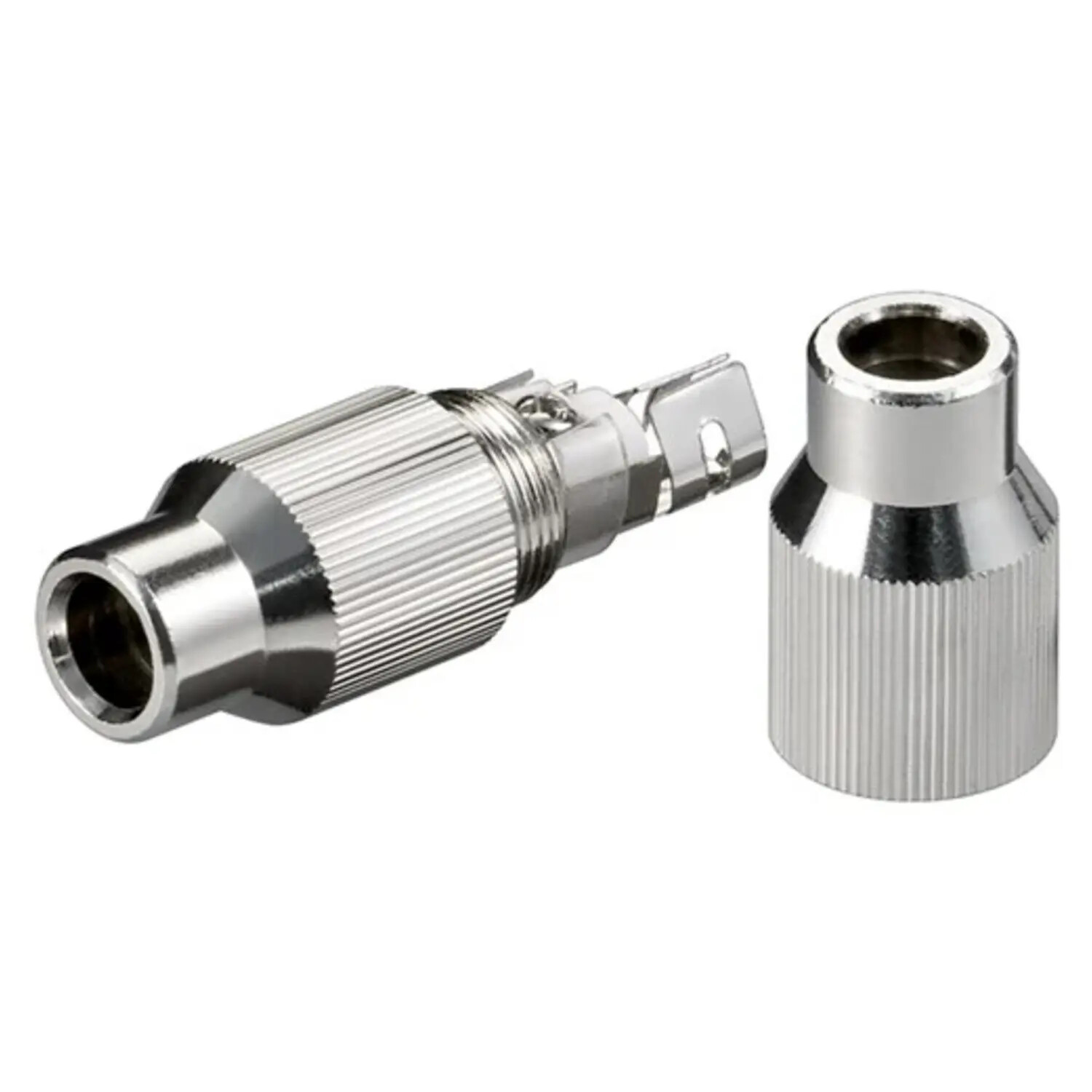 connettore cavo coassiale giunto tv digitale terrestre metallo