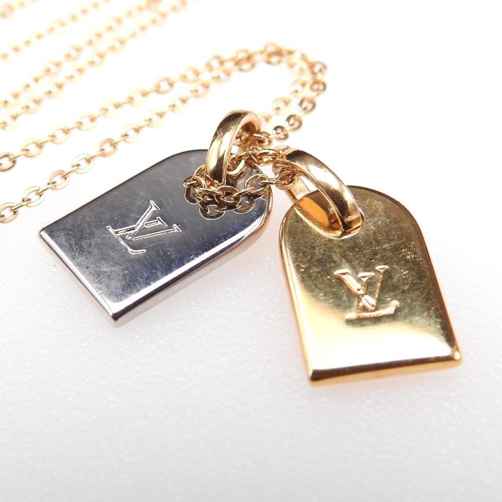 LOUIS VUITTON  ミニチュアネームタグ M63141 ネックレス 楽天市場】ルイヴィトン LOUIS VUITTON ネックレス ペンダント