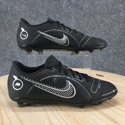Nike Shoes Mens 9 Mercurial Vapor 14 Club MG Sneakers Black Lace Up Comfort Low