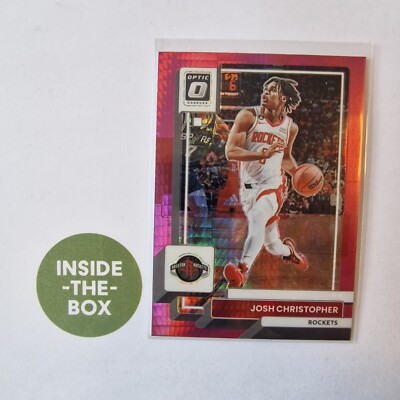 Christopher Panini 2022 23 Optic Houston Rockets Hyper Pink Prizm