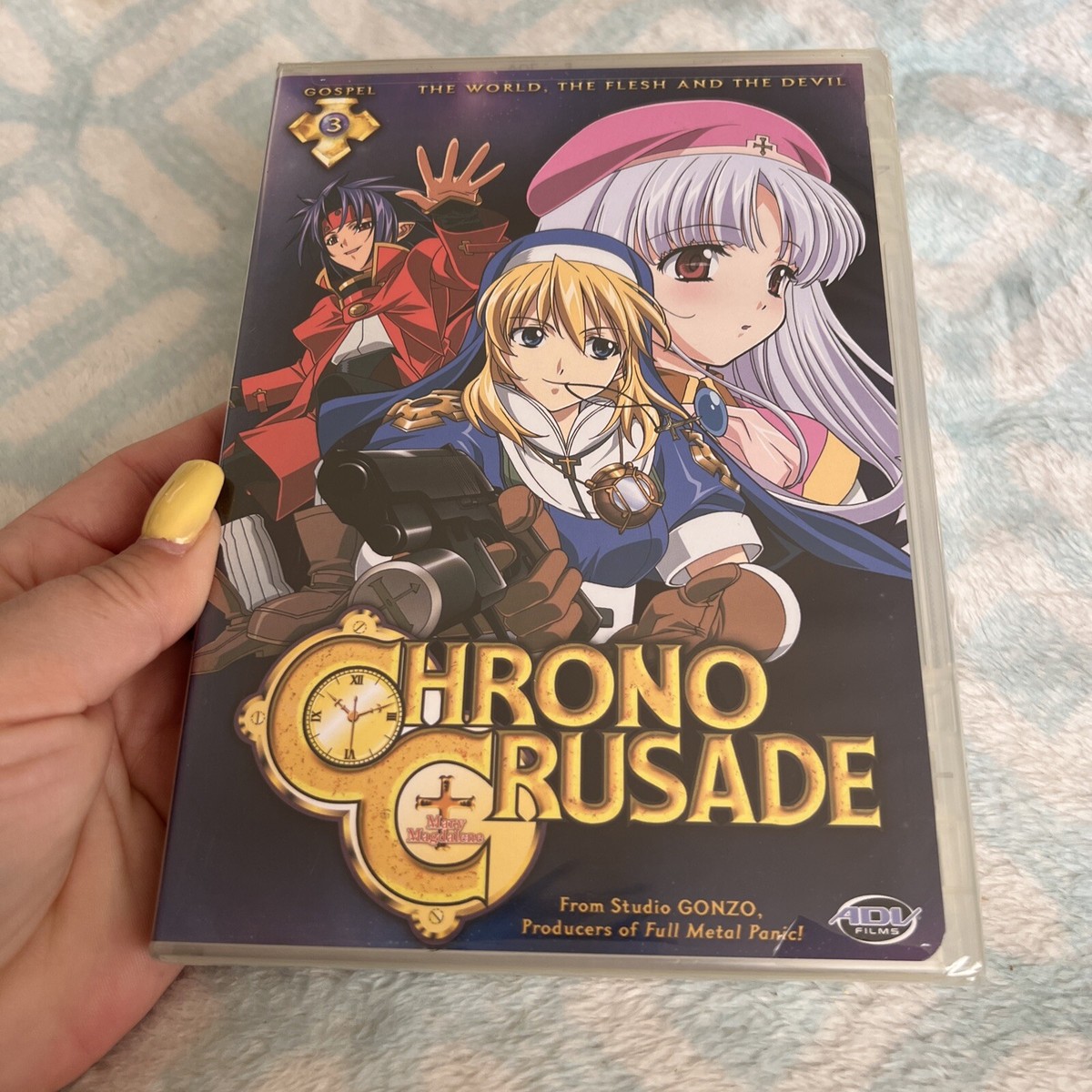 Chrono Crusade - World Flesh & The Devil (Vol. 3) DVD, NEW