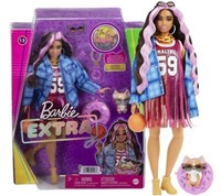 Barbie Extra Doll Doll + Corgi Dog + Accessories HDJ46 Mattel