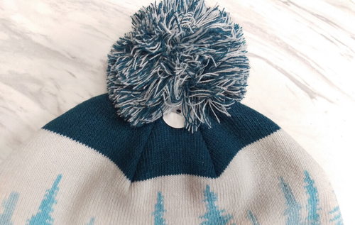 Nuovo cappello Alaska Polar Wear stile berretto Alaska cappello in maglia con alce Pom Pom - Foto 2 di 7