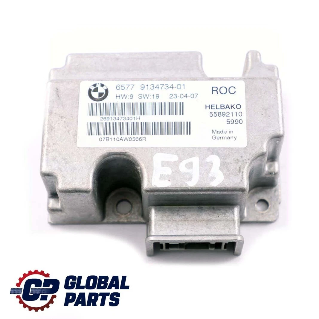 BMW 3 Series E93 Convertible Rollover Control Controller Module 