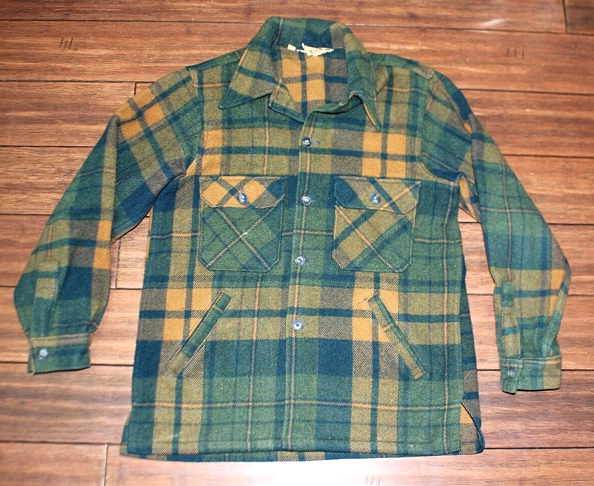 Woolrich Wool Coat Woolrich Plaid Hunting Coat Vintage
