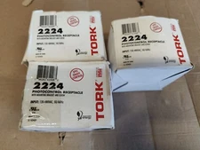 Lot of 3 Photoelectric Control Receptacle w/ Mounting Bracket TORK 2224#JB5