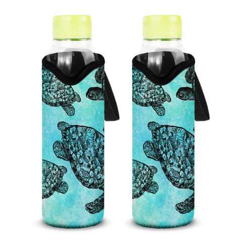 2pcs Water Bottle Bag Pouch Sport Insulated Holder Carrier Neoprene Sleeve Cover - Picture 2 of 25