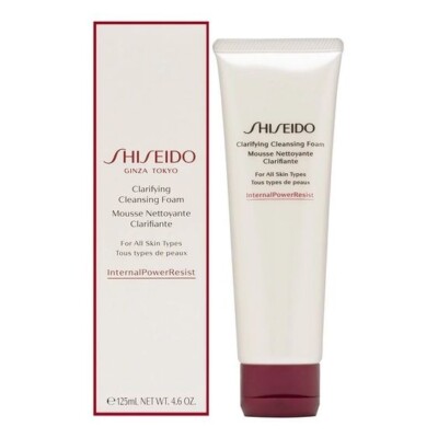 Shiseido Clarifying Cleansing Foam All Skin Types 125ml/4.6oz  NEW In Retail BOX