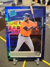 2020 Yordan Alvarez Donruss Optic Rated Rookie FOTL Pandora Blue Prizm /99 RC