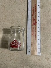 Vintage Glass advertising Dairy Lane Milk Sam...