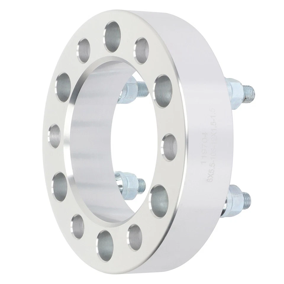 4 pcs 6x5.5 Wheel Spacers 1.5" For Toyota Tacoma 4Runner Pickup Hummer H3 12x1.5 Foto 4 de 4