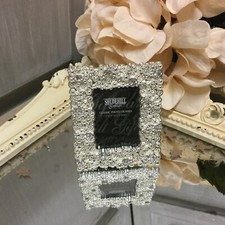 Small Chic Antique Style Photo Frame Victorian Metal Vintage Diamante Pretty