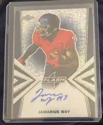 2019 Leaf Metal Flash JAMARIUS WAY Black Prismatic On-Card Auto RC #47/50