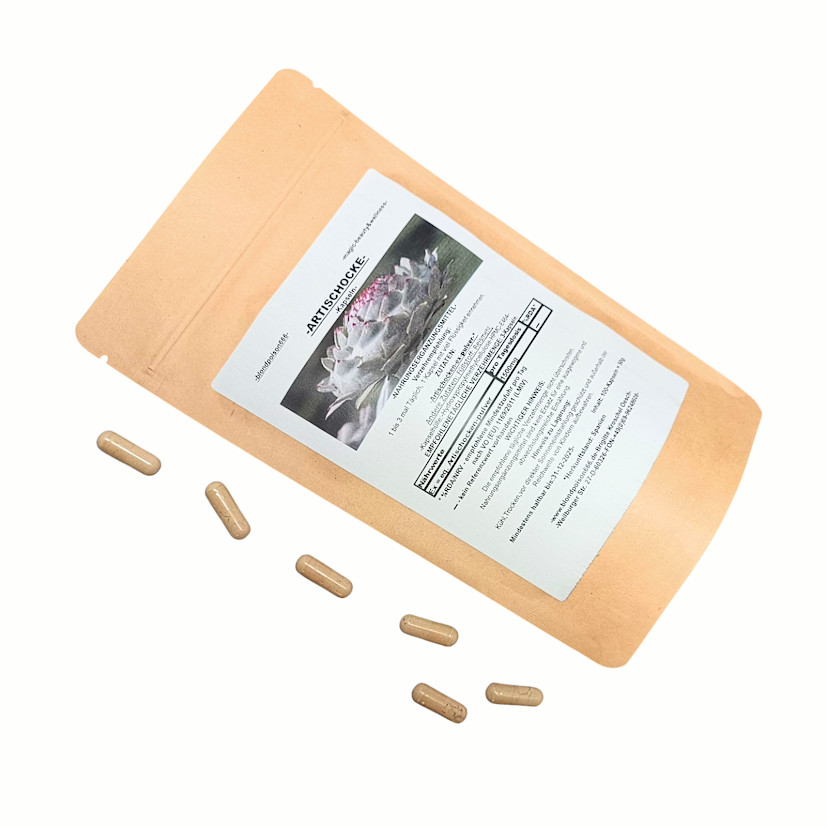 200 x 500mg ARTISCHOCKEN Kapseln VEGAN pulver VEGETARISCH