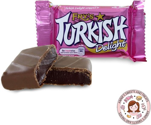 Frys Turkish Delight Gift Box x5 Frys Turkish Delights 51g Bars + 7x Mini Bars - Picture 4 of 7