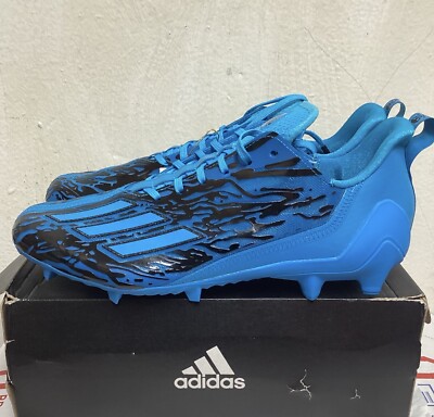 ADIDAS ADIZERO POISON BLUE FOOTBALL SHOES/CLEATS SIZE 13  IG7209