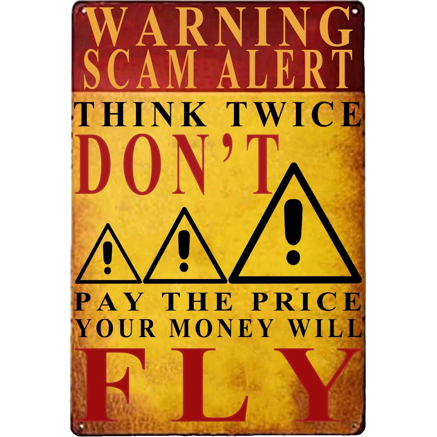 Tin abstracto Placas Y Letreros Decoración para el Hogar