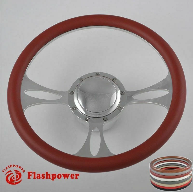 Volantes Billet 14"" madera grano Ford Thunderbird Mustang EXP Foto 3 de 4