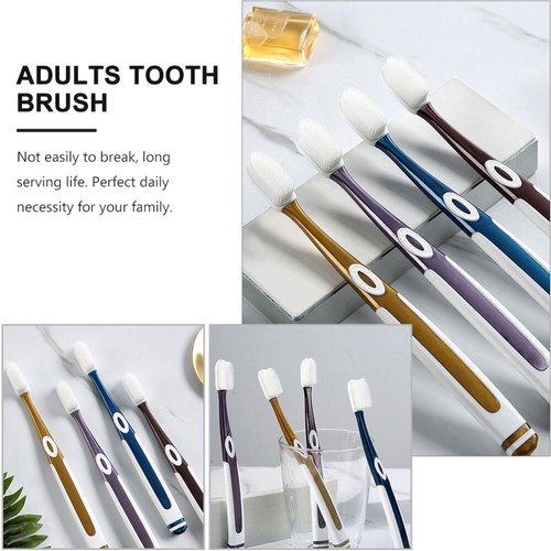 8 Pcs Nanotoothbrush Replacement Head Travel Household Adult Toothbrushes - Picture 5 of 12