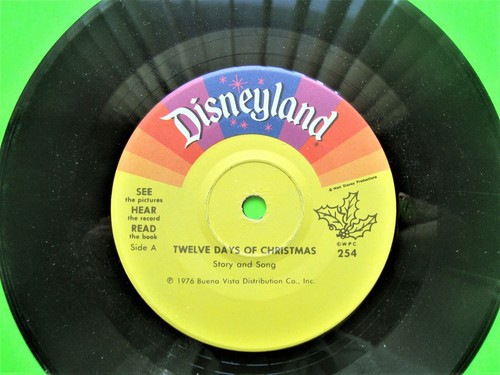 Disneyland 1976 Los doce días de Navidad 33 discos + 28 pg libro de cuentos XLlnt - Imagen 9 de 10