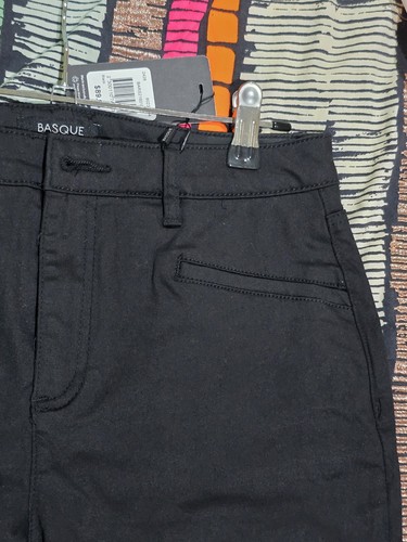 BNWT Basque Cotton Sateen Pants Slim Leg Sz 10 - Picture 6 of 7