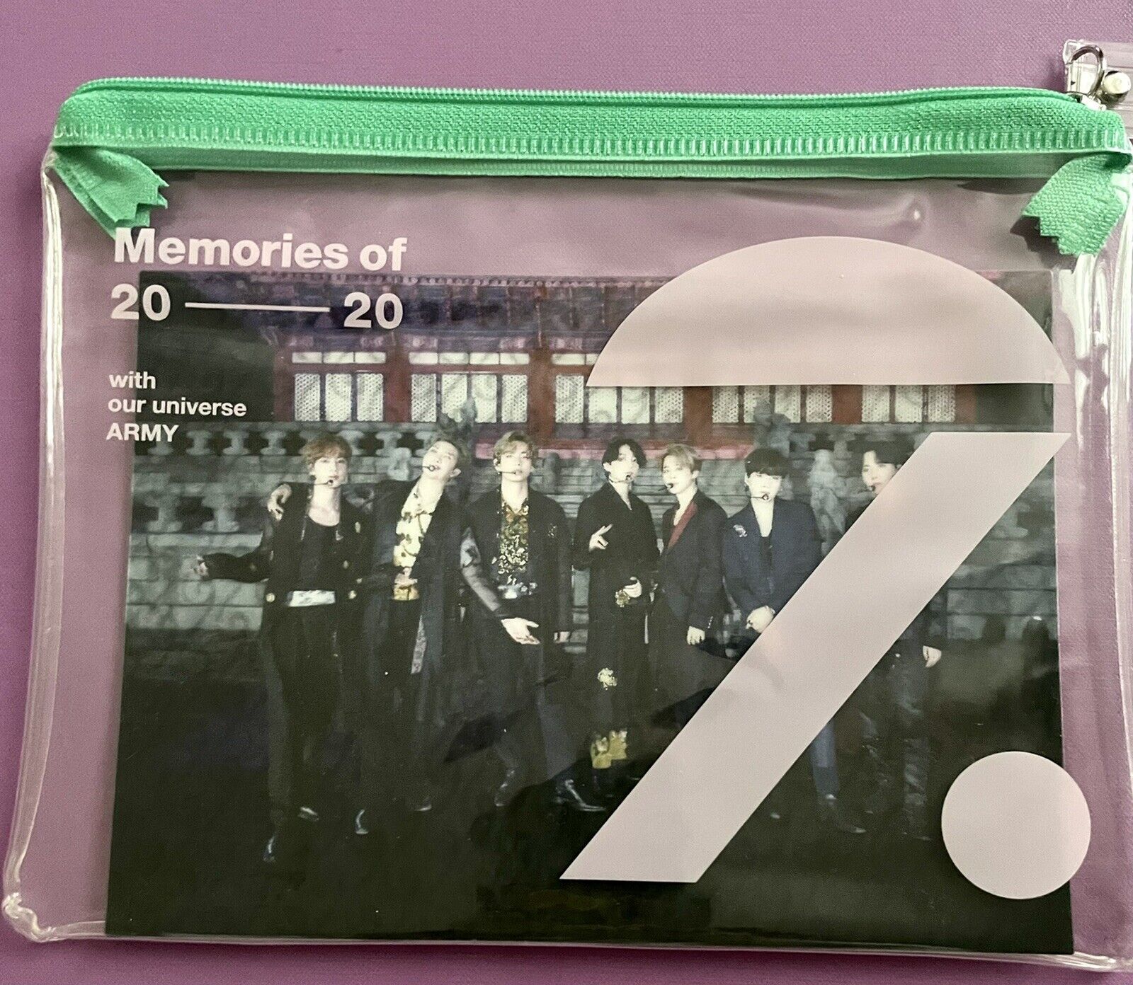 BTS MEMORIES 2020 Blu-ray BluRay Weverse POB Pouch &