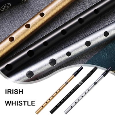 Hole Flute Ireland Flute Tin Penny Whistle C/D Tone Crisp Sound